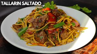 Así preparo mi Tallarin Saltado Peruano en un Toque  Cocina Fácil [upl. by Priebe]