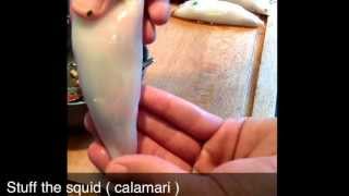 Recette de calamars farcis [upl. by Cuthbertson]