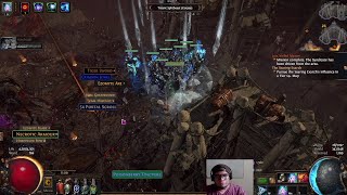 Path of Exile Leveling Forged Frostbearer Spectre Necromancer día 6 Setttlers 325 pathofexile [upl. by Karim]