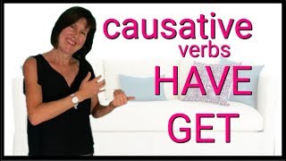 Causative verbs in Spoken English Grammar  All Causative Verbs passive voice Examples [upl. by Occor]