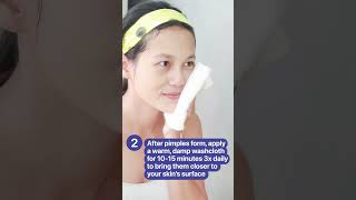 Dermatologist tips Treating deep painful pimples shorts acne [upl. by Ettenauq]