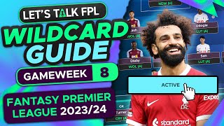 FPL GAMEWEEK 8 WILDCARD DRAFT  Fantasy Premier League Tips 202324 [upl. by Darbee]