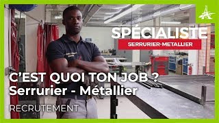 CEST QUOI TON JOB  Serruriermétallier [upl. by Josephine951]