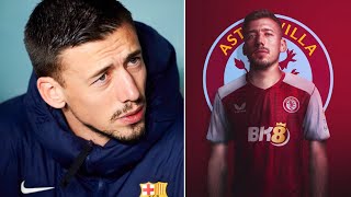 CLEMENT LENGLET LEAVES BARCELONA FOR ASTON VILLA [upl. by Smith]