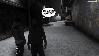 GTA RP  STORYTIME SadiGz Gets Into A Foot Chase With NYPD [upl. by Anitniuq]