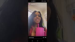 Azealia Banks IG Live Music industry Being stalked and more [upl. by Llewkcor]