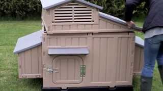 Easy Clean Large Chicken Coop  No Red Mite  Assembly Video [upl. by Reddy]