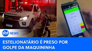 Estelionatário é preso por aplicar golpes com maquininhas de cartão em SPSBTNewsnaTV 130524 [upl. by Revert]