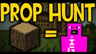 Minecraft MiniGame Prop Hunt Hide N Seek [upl. by Mccartan]