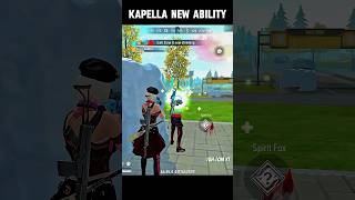 New Kapella Character 🔥 Kapella Character Ability Change shorts freefire [upl. by Ambler]