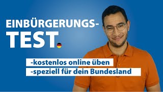 Einbürgerungstest  Leben in Deutschland  Test  So kannst du kostenlos üben einbürgerungstest [upl. by Atolrac]