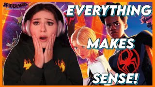 THE SPIDERMAN ACROSS THE SPIDERVERSE ENDING SHOCKED ME  First Time Watching  Movie Reaction [upl. by Sellers702]