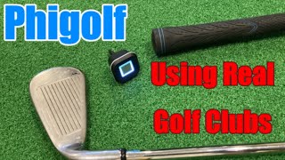 Phigolf Using Real Golf Clubs [upl. by Gustafsson]