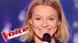 Hélène  La nuit je mens Alain Bashung  The Voice 2017  Blind Audition [upl. by Rehtaef]