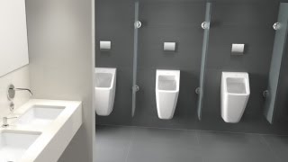 Villeroy amp Boch  Architectura Urinal AnimationFR [upl. by Kung]