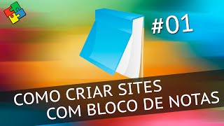 HTML Básico Como criar sites com Bloco de Notas 1 [upl. by Ahselet638]