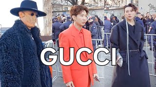 GUCCI Street Style 2024 Milan Mens Fashion Week FW 2425 January [upl. by Sharron]