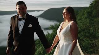 Snoopers Rock Elopement  Wedding photo amp video packages in Chattanooga  Jordan amp Shelby [upl. by Ecnadnak603]