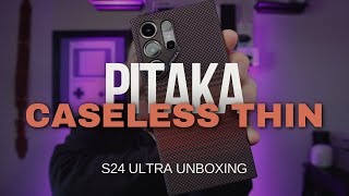 S24 ULTRA PITAKA CASELESS THIN UNBOXING [upl. by Kancler576]