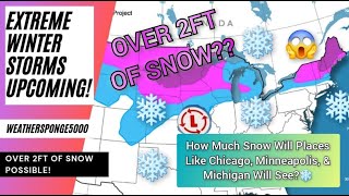 Two Extreme Winter Storms Upcoming Major MidwestNortheast Impacts [upl. by Nyre]