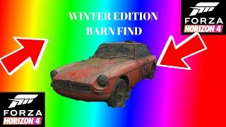 FORZA HORIZON 4 BARN FIND LOCATION ASTMOOR [upl. by Annej65]