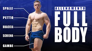 ALLENAMENTO FULL BODY parte 1 [upl. by Weissberg]