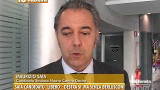 22012014SAIA CANDIDATO quotCANDIDATOquot SI MA SENZA BERLUSCONI [upl. by Orimisac]