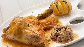 Picantones rellenos en salsa  Cocina Abierta de Karlos Arguiñano [upl. by Keg]