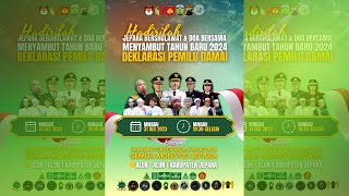 LIVE Jepara Bersholawat amp Do’a Bersama Dalam rangka MENYAMBUT TAHUN BARU 2024 [upl. by Readus]