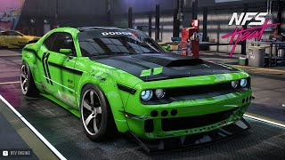 Need For Speed Heat 1200 HP  Rebuilding DODGE Charger SRT 8  14 Customization [upl. by Llohcin]