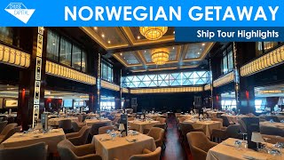 Norwegian Getaway Ship Tour Highlights Norwegian Cruise Line [upl. by Margit]