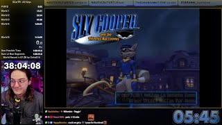 SLY 1 ALL KEYS CROWD CONTROL SPEEDRUN BIRTHDAY SUBATHON Tip in description [upl. by Iaw]