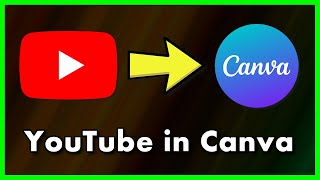 How to Insert a YouTube video in Canva  Canva Tutorial  2024 [upl. by Sirak]