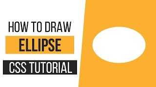 How to Draw an Ellipse with CSS  How to Draw CSS ShapesTutorial 4  CSS Tutorials [upl. by Andromache]