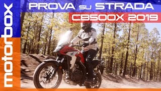 Honda CB500X 2019  Bene in città ma anche in offroad con il 19quot [upl. by Vladimar]