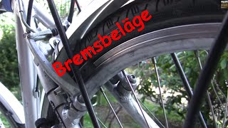 Fahrrad Bremsbeläge wechseln [upl. by Abdel]