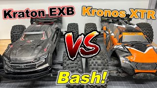 Kraton EXB vs 22 Kronos XTR Bash Arrma vs Team Corally [upl. by Einahpehs]