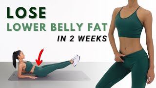 LOSE LOWER BELLY FAT in 2 weeks  10 MIN Lower Abs Workout [upl. by Dnomso]