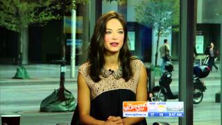 Kristin Kreuk LIVE interview talking Beauty and the Beast [upl. by Anhoj]