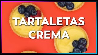 Tartaletas de crema pastelera  NOVUM [upl. by Chiquia]