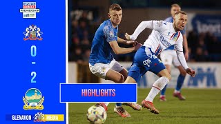 HIGHLIGHTS  Glenavon 02 Linfield  16 December 2023 [upl. by Burrus]