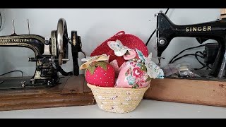 Fabric Basket Tutorial [upl. by Leventis196]