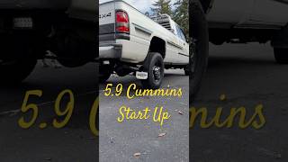 59 Cummins Start Up with 4in Straight Pipe SAC Injectors [upl. by Cynara427]