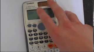 How to Reset a Casio FX 991ES PLUS [upl. by Bettye]