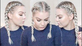 How To Dutch Braid Your Own Hair Step By Step For Complete Beginners  FULL TALK THROUGH [upl. by Ciccia]