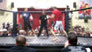 team kugtar jarred hess wins mma fight 3202010 throwdown [upl. by Llevad]