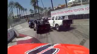 Robby Gordon Roofcam Long Beach SST Course  Raw Video [upl. by Jannel]