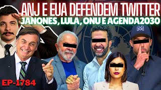 ANJ e Câmara dos EUA Cobram DESBLOQUEIO do Twitter  Lula ONU e Agenda2030  Deu RUIM Pra JANONES [upl. by Margarete456]