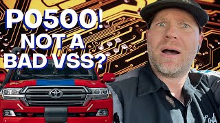 Toyota Tacoma P0500 Trouble Code  Watch this before replacing that VSSVehicle Speed Sensor  2022 [upl. by Kalasky]