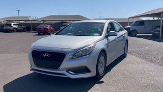 2016 Hyundai SonataHybrid Phoenix Glendale Peoria Sun City Surprise AZ GA028583P [upl. by Sukramed91]